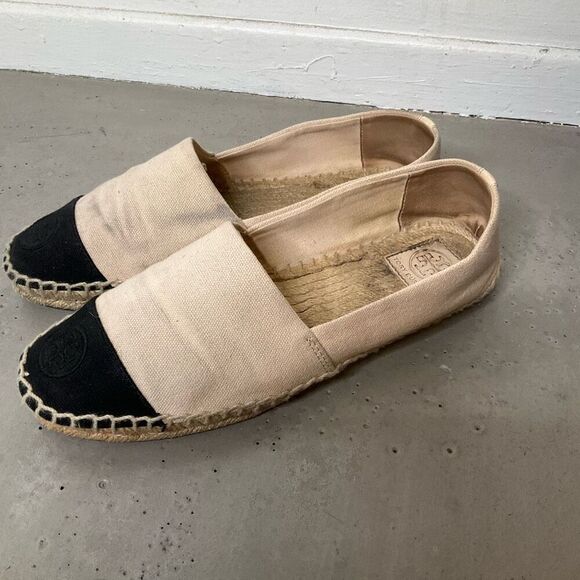 Tory Burch Color-Block Espadrille Flats - Picture 5 of 9